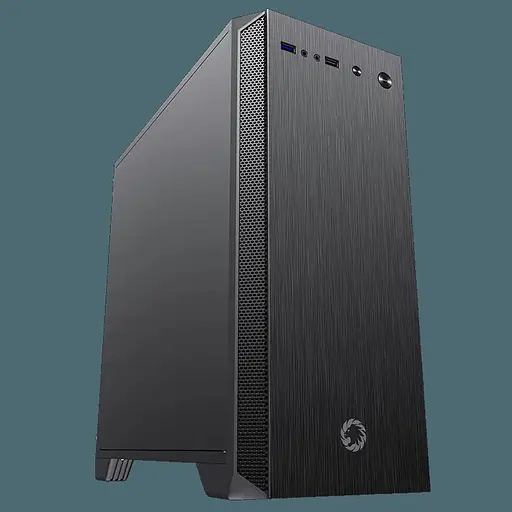 Корпус GameMax Silent Hill Black, без БЖ, Mid Tower, Micro ATX / Mini ITX, 1хUSB 3.0, 1хUSB 2.0, 1х120 мм, 392х188х405 мм, 0.6 мм, 3.6 кг (H606)