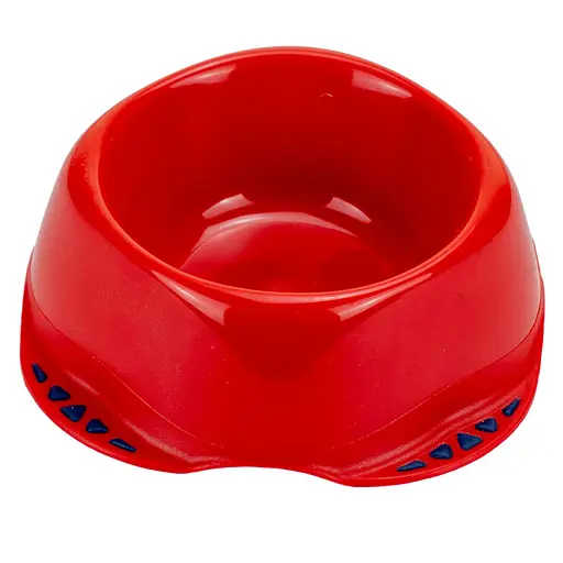 Миска для корма и воды MPS Maya S-Low Wrubb. Mix Col. d11.5×3.5h см - фото 2