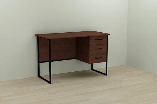 Комп'ютерний стіл Ferrum-decor Гаррі 75x120x70 чорний ДСП Венге 16мм (FRD-105757)