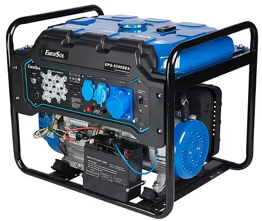 Генератор бензиновий EnerSol 5/5.5 кВт EPG-5500SEA - фото 2