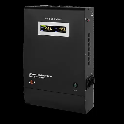 ДБЖ з правильною синусоїдою LogicPower 48V LPY-W-PSW-5000VA + 3500 Вт 10A/20A - фото 2