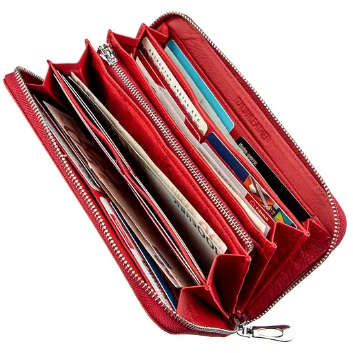 Женский кожаный кошелек-клатч ST Leather 10х20 см acs0015912 - фото 3