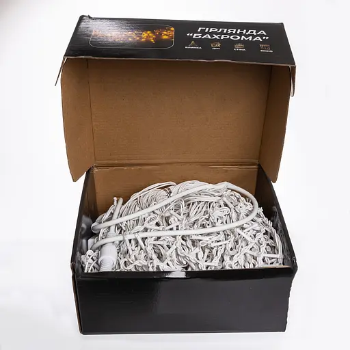 Вулична гірлянда Бахрома GarlandoPro 36 м 600 LED білий дріт Синій 36MWBL - фото 6