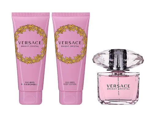 Подарочный Набор Versace Bright Crystal туалетная вода, гель для душа, косметичка, лосьон для тела - фото 5