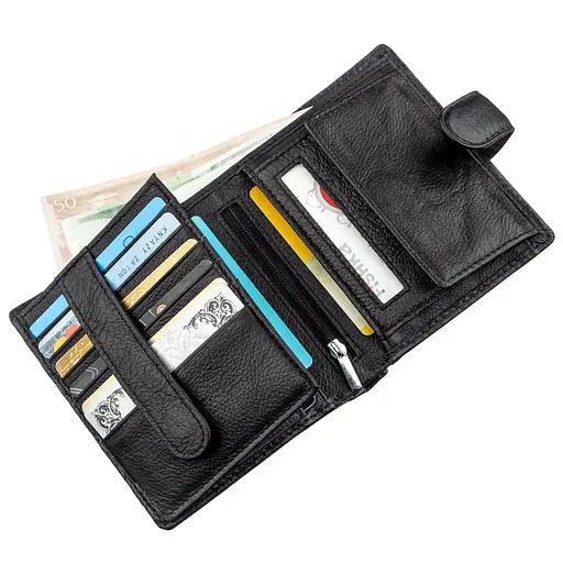 Чоловічий шкіряний гаманець ST Leather 10.5х12 см acs0015129 - фото 3