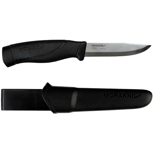 Нож Morakniv Companion Heavy Duty Black из нержавеющей стали (13158/13159)