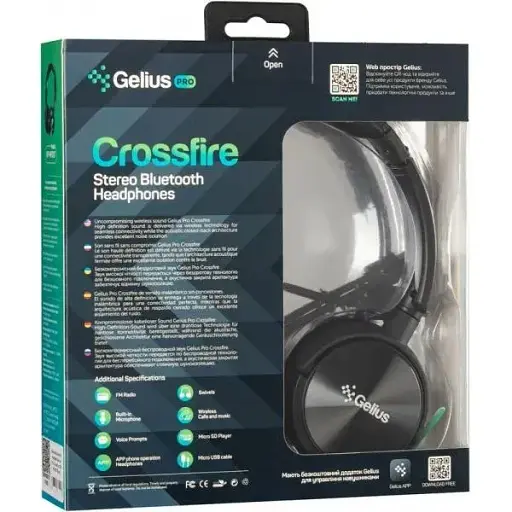 Навушники з мікрофоном Gelius Pro Crossfire GP HP-007 Black - фото 10