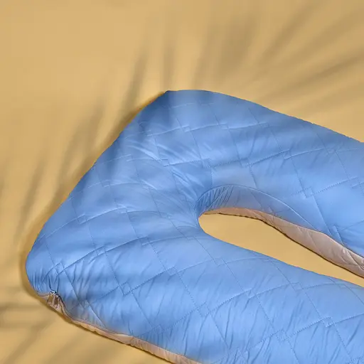 Наволочка на П-подушку İdeia зі стібкою для вагітних та відпочинку 140х75х20 см (8000030029_ джинс/св.сіра) - фото 4