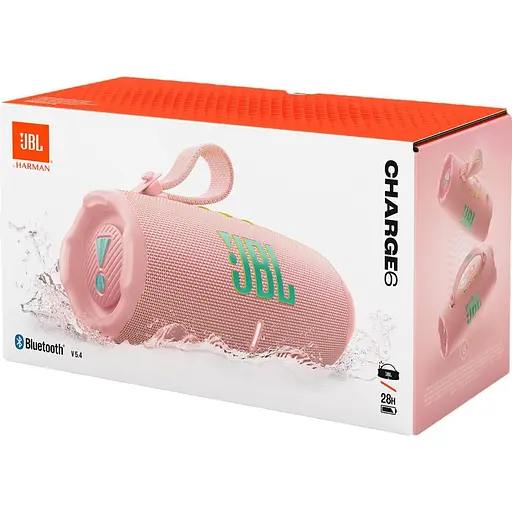Портативная акустика JBL Charge 6 Pink (JBLCHARGE6PINK) [133194] - фото 10