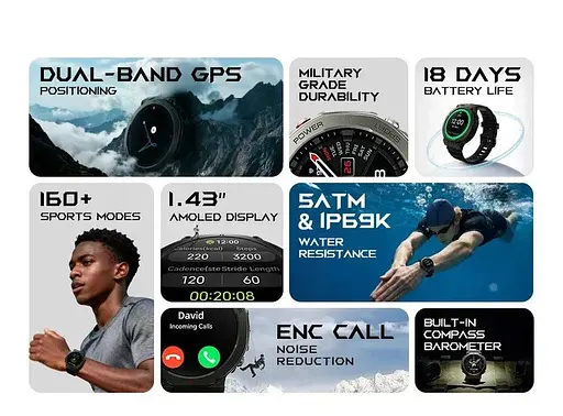 Смарт-часы Black Shark GS3 Ultra черный - фото 9