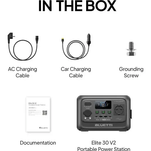 Зарядная станция Bluetti Elite 30 V2 600W (P-EL30V2-EU-GY-BL-010) [149152] - фото 8
