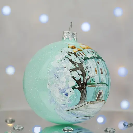 Ялинкова прикраса Санта Шоп Києво-печерська лавра скло (4820001180367) - фото 2