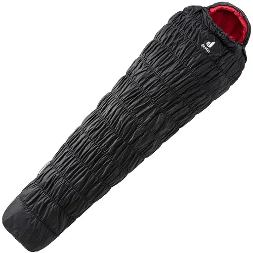 Спальник Deuter Exosphere 0° 2021 Black-Fire L лівий (3700221 7530 1)