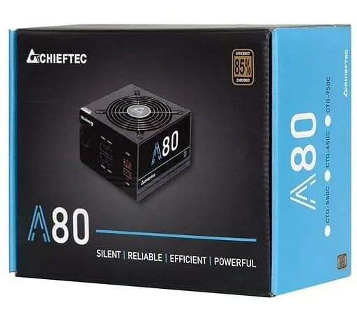 Блок живлення Chieftec A80 750W (CTG-750C) Б/в,U1 - фото 2