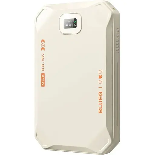 Зовнішній акумулятор Blueo Ape Legend MiniX 10000mAh 22.5W White [114276]