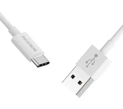 Зарядный кабель Borofone BX22 Bloom USB to Type-C 1 м, белый - фото 4