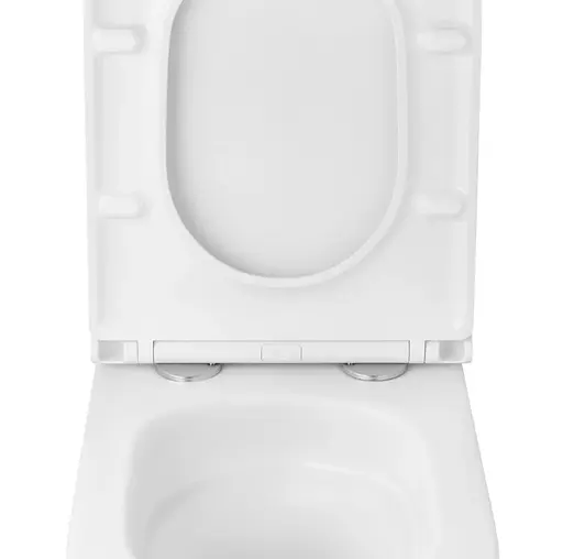 Унитаз подвесной безобедочный Kroner Eifel WHI493436 TORNADO с сиденьем (CV034923) - фото 3