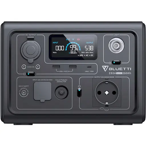 Зарядная станция Bluetti EB3A Portable Power Station (Global) EU 220 В 50 Гц - фото 1