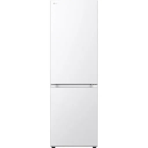 Холодильник LG с нижним морозильным отделением 186x60х68 белый - фото 1