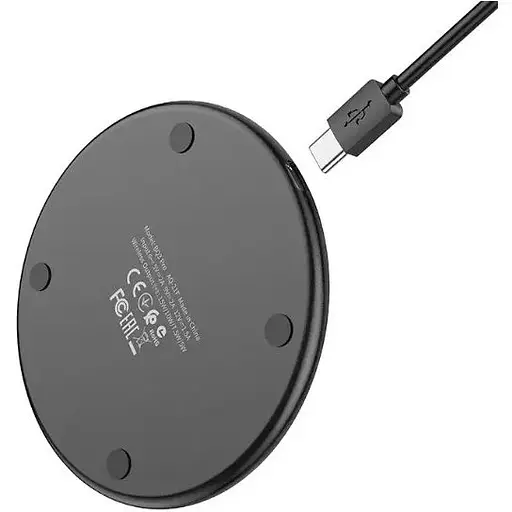 Беспроводная зарядка подставка Borofone BQ3 Pro на 15W Type-C 2A черная - фото 5