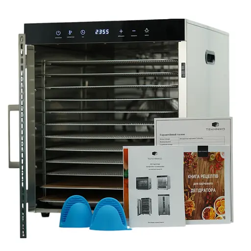 Дегідратор побутовий Tekhniko DH-12H-SS нержавіюча сталь (12 лотків) - фото 3