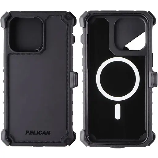 Противоударный чехол Pelican Ambassador MagSafe аналог OtterBox Defender для iPhone 15 Pro (6.1") Black - фото 10