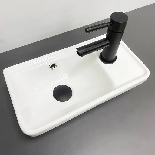 Умивальник VBI Jesi L white підвісний VBI-015614, Білий - фото 2