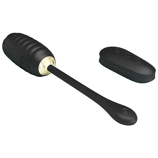 Віброяйце Pretty Love Doreen Remote Control Egg 19.7 см чорний - фото 2