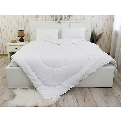 Набор одеяло и 2 подушки силиконовый белый (172.52СЛБ_Белый_1) - фото 4