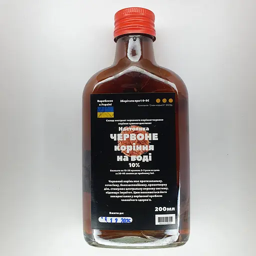 Водна настоянка на червоному корінні 200 мл - фото 1