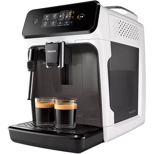 Кавомашина Philips Series 1200, 1.8 л біло-чорна (EP1223/00)