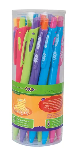 Ручка кулькова автоматична, синя 20шт в упаковці zb. 2101-01