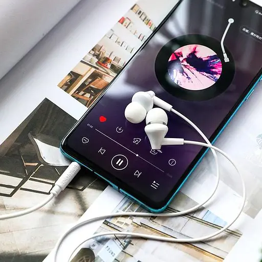 Проводные вакуумные наушники Borofone BM49 3.5 мм, 1.2 м (белый) - фото 3