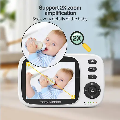 Відеоняня Baby Monitor MB632A Pro цифрова бездротова - фото 5