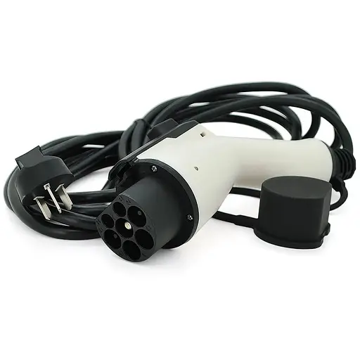 Зарядний пристрій для електромобіля DC: 220V/10A, довжина кабелю 5m, Роз'єм GB/T, IP67