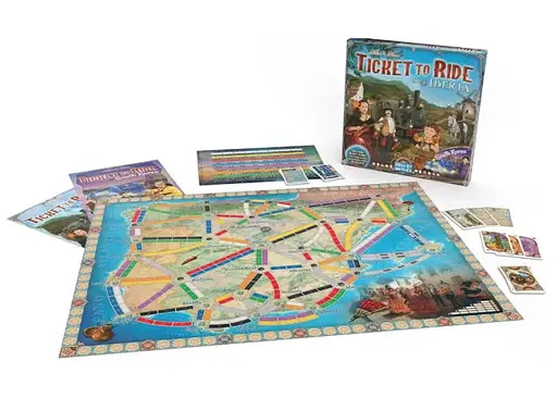 Настільна гра Days of Wonder Квиток на поїзд - Колекція карт №8: Іберія та Південна Корея (Ticket to Ride Map Collection 8: Iberia & South Korea) (англ.) (DOW720138) - фото 6