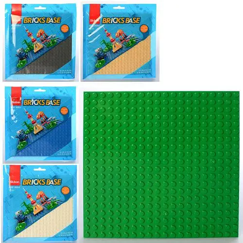 Конструктор SLUBAN Ігрове поле, 16x16x0.5 см, (В асортименті) - фото 2