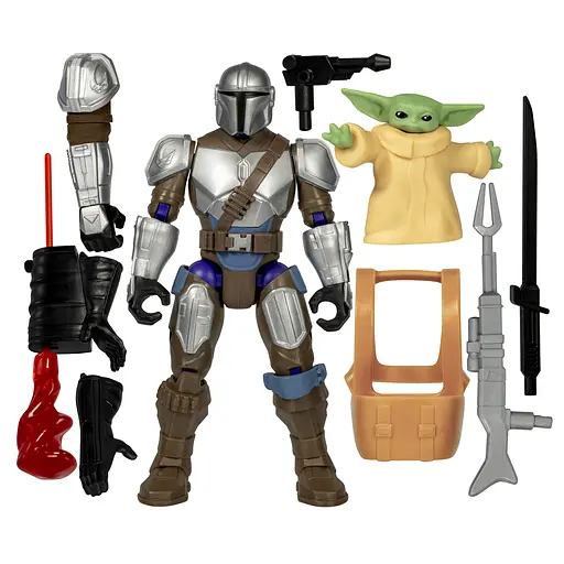 Игрушка-фигурка Hasbro MixMashers Star Wars Mando and Grogu (F9481_G0300) - фото 3