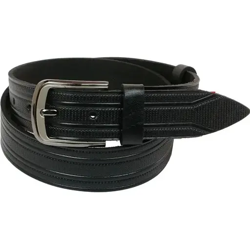 Ремінь шкіряний Skipper чоловічий 106-126х4 см acs0017465 - фото 1