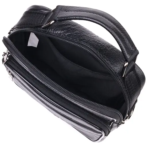 Шкіряна чоловіча сумка Vintage 20х24х6 см sum0023560 - фото 5