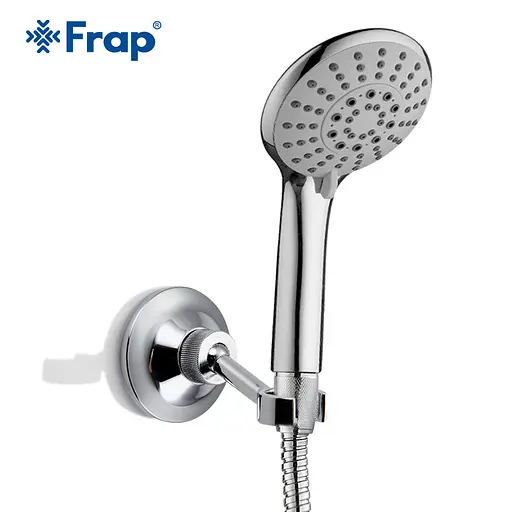 Гігієнічний гарнітур Frap F27 (лійка, шланг, кронштейн), Хром - фото 9