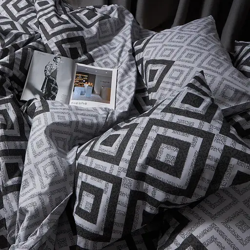 Комплект постільної білизни Moon&Star Бязь Gold Люкс Retro Pixels Сімейний 143х210х2 наволочки 2х40х60 - фото 2