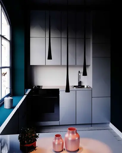 Светильник подвесной KLOODI DECO PE-SURMA600 7W 3K BK - фото 4