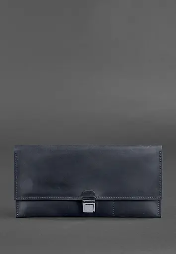 Шкіряний тревел-кейс Journey 2.0 синій - фото 2