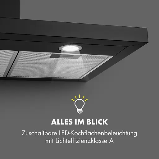 Вытяжка Klarstein Limelight 90 см 600 м³/час (10034978) - фото 8