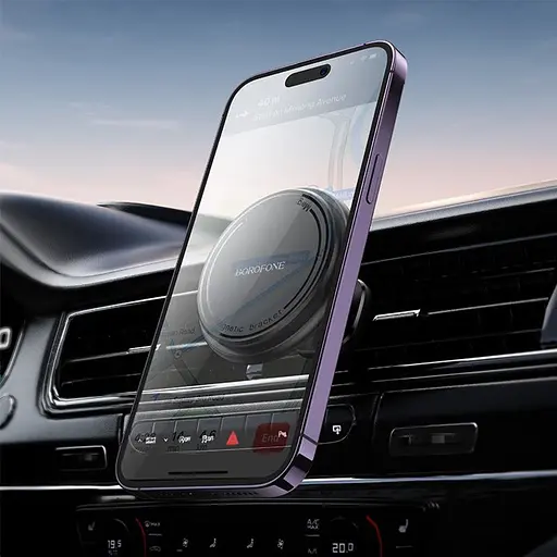 Автодержатель Borofone BH135 магнитный черный - фото 2