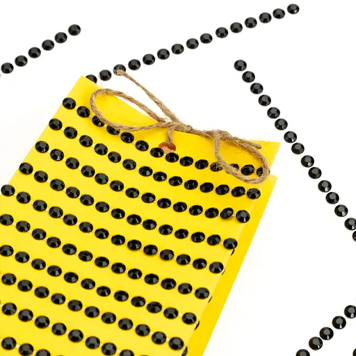 Стразы самоклеящиеся Черные 5мм 375шт Rosa Talent - фото 5