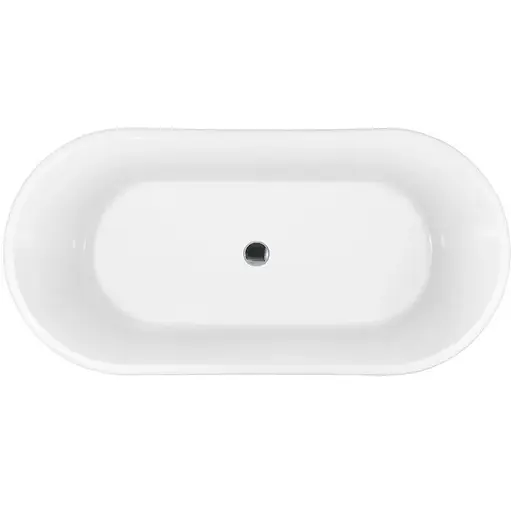 Ванна акрилова окремостояча Rea Mlano 150x70 whte REA-W2000 Білий - фото 4