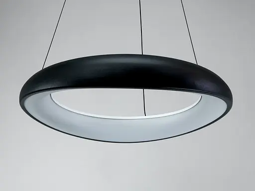 Світлодіодна люстра Romin з підсвічуванням на пульті 90 Вт чорна - фото 4