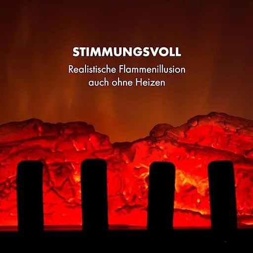 Електричний камін Klarstein St. Moritz 1850 Вт (10031526) - фото 8